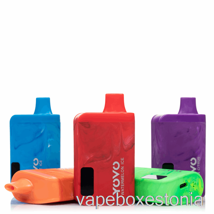 Vape Box Estonia Yovo Jb8000 ühekordne Kirsimaasikas